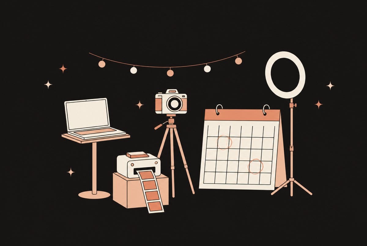How to Set Up a Photobooth for an Event, and Only Pay on Event Days (2026)